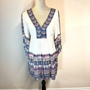 Free People Anthropologie Aztec Dress